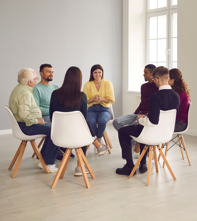 Group discussing Treatments